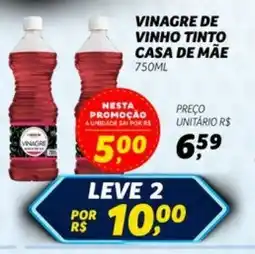 Supermercado Cubatao Vinagre de vinho tinto casa de mãe oferta