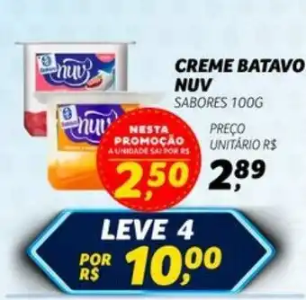 Supermercado Cubatao Creme batavo nuv sabores oferta