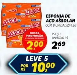 Supermercado Cubatao Esponja de aço assolan oferta