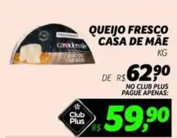 Supermercado Cubatao Queijo fresco casa de mãe oferta
