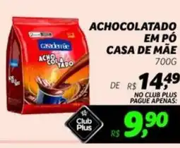 Supermercado Cubatao Achocolatado em pó casa de mãe oferta