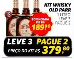 Supermercado Cubatao Kit whisky old parr oferta