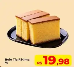 Rebouças Supermercados Bolo Tia Fátima oferta