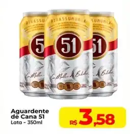 Rebouças Supermercados Aguardente de Cana 51 oferta