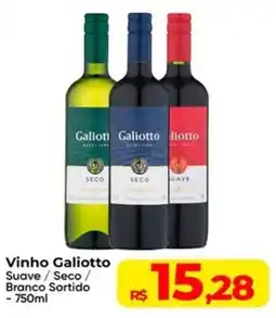 Rebouças Supermercados Vinho Galiotto oferta