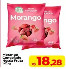 Rebouças Supermercados Morango Congelado Nossa Fruta oferta
