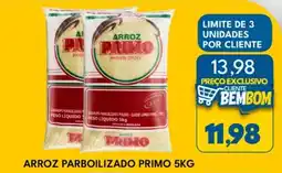 Rancho Bom Supermercados Arroz parboilizado primo oferta