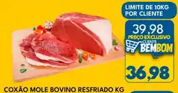 Rancho Bom Supermercados Coxão mole bovino resfriado oferta