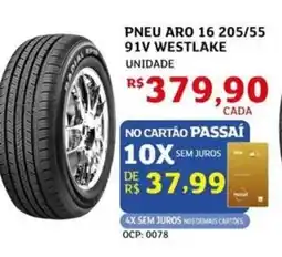 Assaí Atacadista Pneu aro 16 205/55 91v westlake unidade oferta