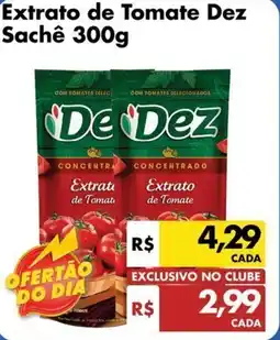 Super Barão Extrato de Tomate Dez Sachê oferta