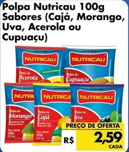 Super Barão Polpa Nutricau Sabores oferta