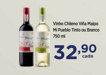 Apoio Mineiro Vinho Chileno Viña Maipo Mi Pueblo Tinto Ou Branco oferta