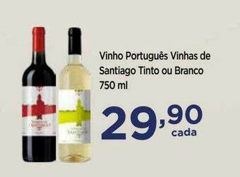 Apoio Mineiro Vinho Português Vinhas De Santiago Tinto Ou Branco oferta