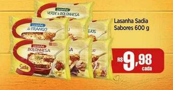 Apoio Mineiro Lasanha Sadia Sabores oferta