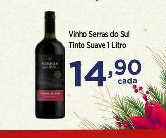 Apoio Mineiro Vinho Serras Do Sul Tinto Suave oferta