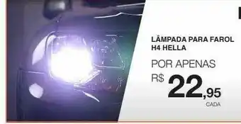 AutoZone Lâmpada Para Farol H4 Hella oferta