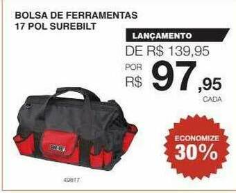 AutoZone Bolsa De Ferramentas 17 Pol Surebilt oferta