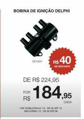 AutoZone Bobina De Ignição Delphi oferta