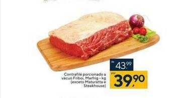 Coop Contrafilé Porcionado A Vácuo Friboi Marfrig oferta