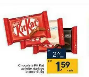 Chocolate Kit Kat Ao Leite Dark Ou Branco