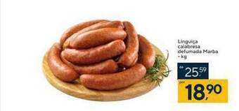 Coop Linguiça Calabresa Defumada Marba oferta
