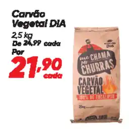 Dia Carvão Vegetal DIA oferta