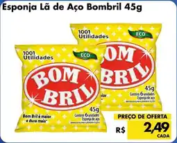Super Barão Esponja Lã de Aço Bombril oferta