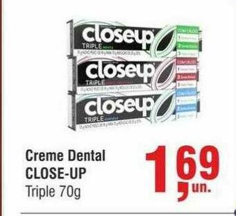 Higa Atacado Creme Dental Close-up oferta