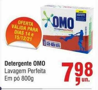 Higa Atacado Detergente Omo Lavagem Perfeita Em Pó oferta