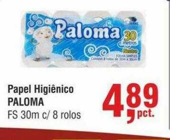 Higa Atacado Papel Higiênico Paloma oferta