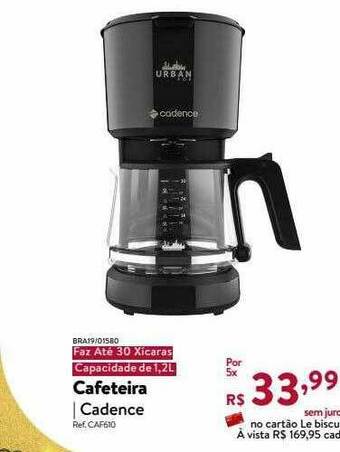 Le Biscuit Cafeteira Cadence oferta