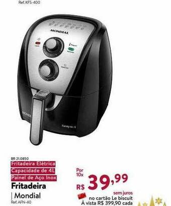 Le Biscuit Fritadeira Mondial oferta