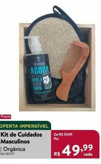 Le Biscuit Kit De Cuidados Masculinos Orgânica oferta