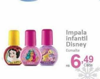 Maxxi Econômica Farmácias Impala Infantil Disney Esmalte oferta