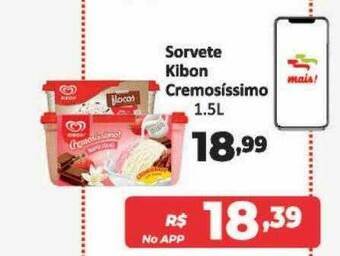 Peruzzo Sorvete Kibon Cremosissimo oferta