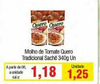 Spani Atacadista Molho De Tomate Quero Tradicional oferta