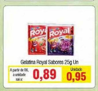 Spani Atacadista Gelatina Royal Sabores oferta
