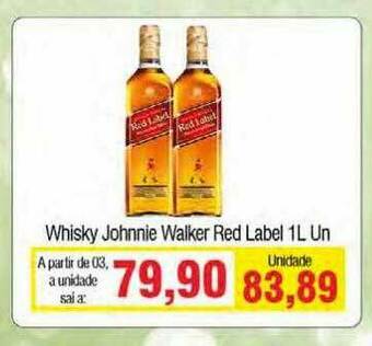 Spani Atacadista Whisky Johnnie Walker Red Label oferta