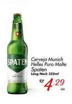 Cerveja Munich Helles Puro Malte Spaten