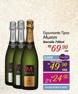 Muffato Espumante Tipos Mumm oferta