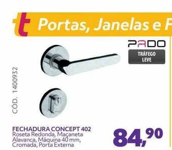 Telhanorte Fechadura Concept 402 Pado oferta