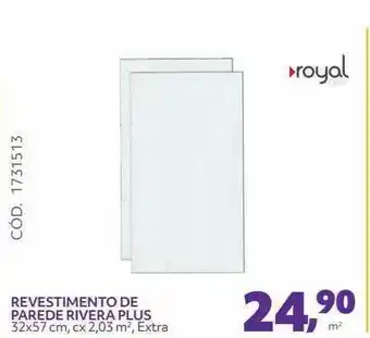 Telhanorte Revestimento De Parede Rivera Plus 32x57 Cm Cx2.03m2 Extra Royal oferta