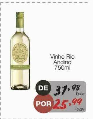 Supermercado Dalben Vinho Rio Andino oferta