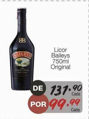 Supermercado Dalben Licor Baileys Original oferta