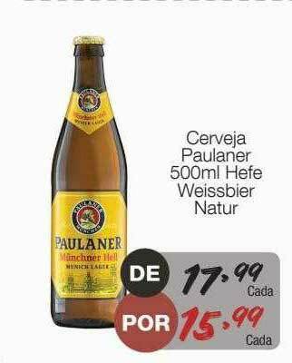 Cerveja Paulaner Hefe Weissbier Natur