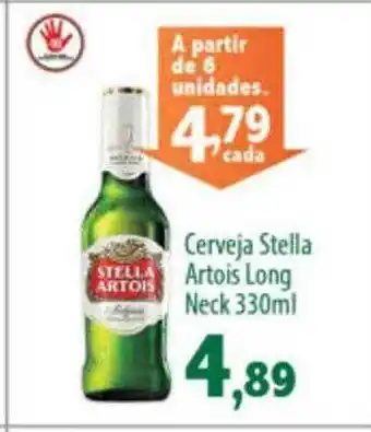 Econômico Atacadão Cerveja Stella Artois Long Neck oferta