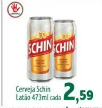 Econômico Atacadão Cerveja Schin Latão oferta