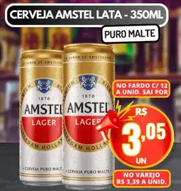 Serrano Supermercado Cerveja amstel lata oferta