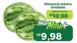 Mart Minas Melancia Inteira Unidade oferta
