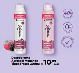 Max Atacadista Desodorante Aerossol Monange Tipos Frasco oferta